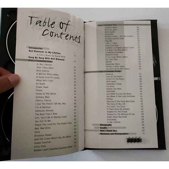 Neil Diamond "In My Lifetime" Hardcover Book 3 CD Set 1996 Columbia Records - Picture 7 of 9